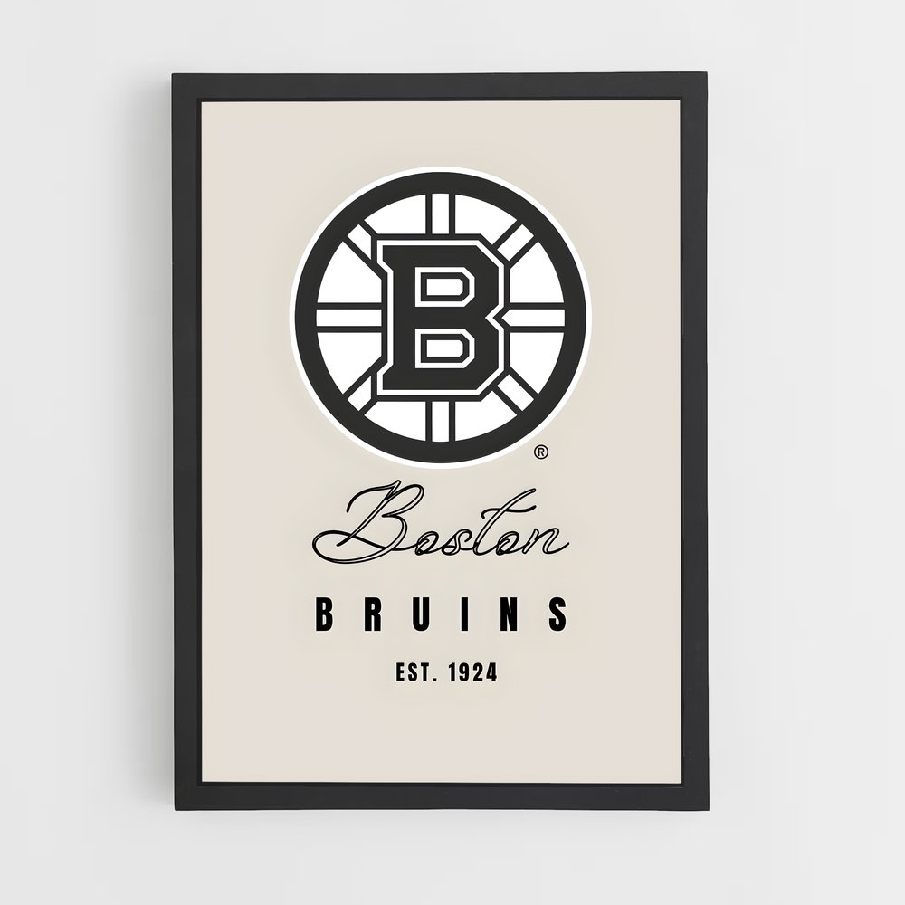 Poster Boston bruins – affiche Hockey sur glace (vue 2)